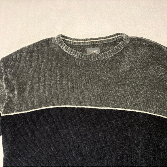 Alexander Lloyd Textured Knit Sweater Pullover Black Gray 3XLT Silk Wool Blend - Picture 5 of 10